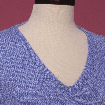 Shaped V-Neck Pullover #133