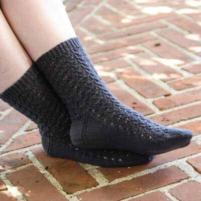 Valley Yarns French Vine Socks Knitting Pattern