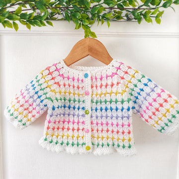 Rainbow Drops Cardigan