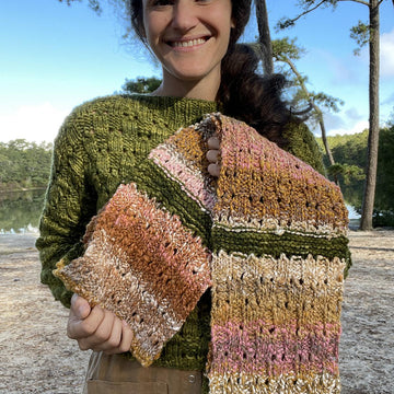 Lace Checks Cowl