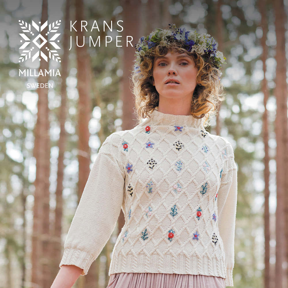 MillaMia Krans Jumper Knitting Pattern