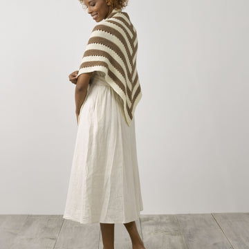 Tahki Yarns Sanderling Shawl Knitting Pattern