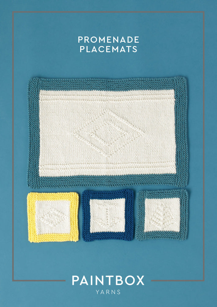 Paintbox Yarns Promenade Placemats Knitting Pattern