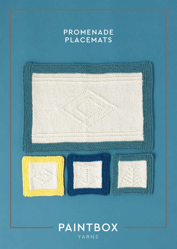 Paintbox Yarns Promenade Placemats Knitting Pattern