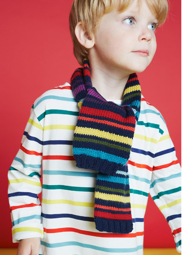 Debbie Bliss Jojo Sweater & Scarf Knitting Pattern