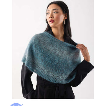 Gazette Shawl Wrap Knitting Pattern