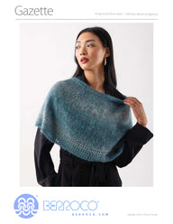 Gazette Shawl Wrap Knitting Pattern