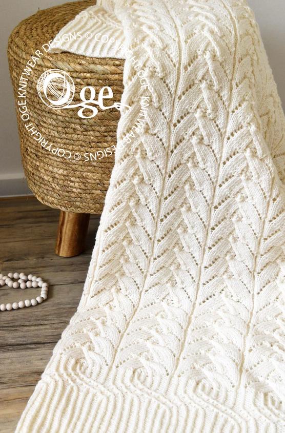 Cathedral Heirloom Baby Blanket - P069