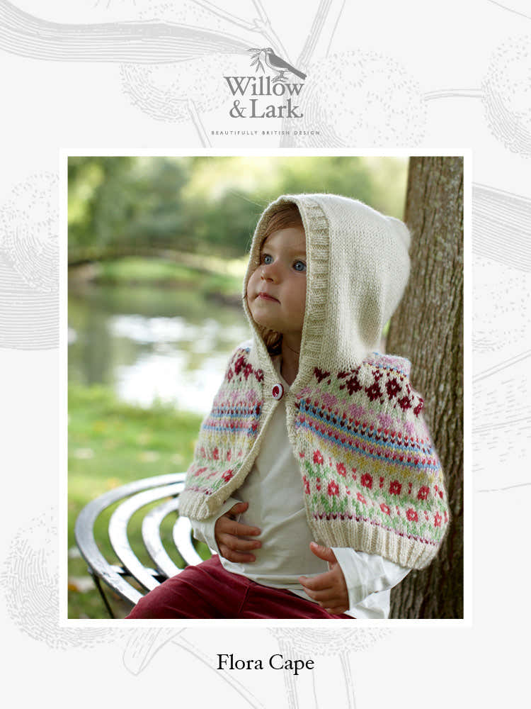 Willow & Lark Flora Cape Knitting Pattern