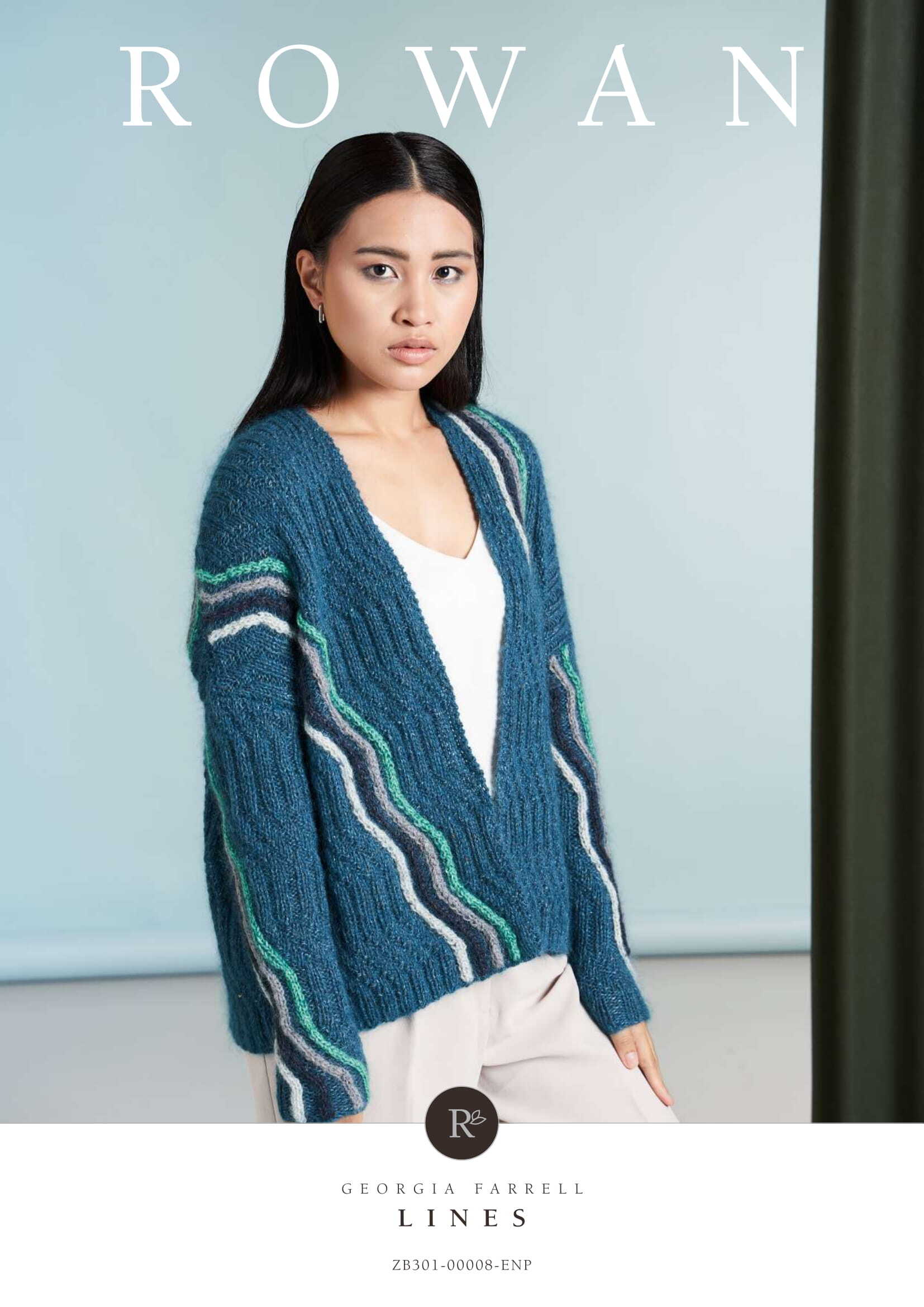 Rowan Lines Cardigan Knitting Pattern