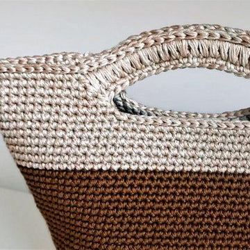 Double Colour Tote Market Bag