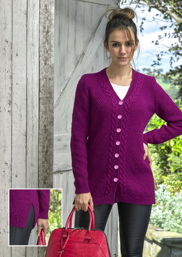 Waistcoat & Cardigan in King Cole Merino Blend DK - 5075 - PDF