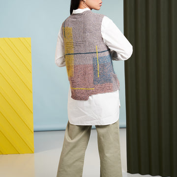 Rowan Asymmetry Waistcoat Knitting Pattern