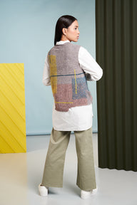 Rowan Asymmetry Waistcoat Knitting Pattern