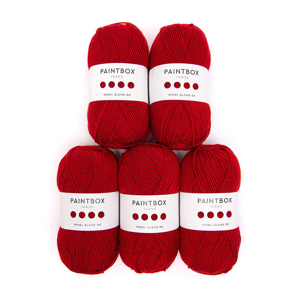 Paintbox Yarns Wool Blend DK 5 Ball Value Pack Yarn - Acrylic DK