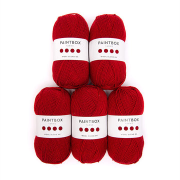 Paintbox Yarns Wool Blend DK 5 Ball Value Pack Yarn - Acrylic DK