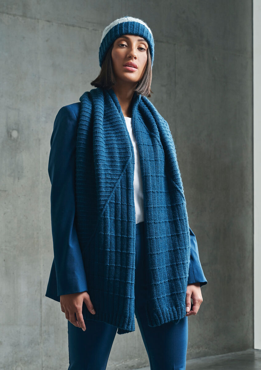 Rowan / Moorgate Wrap & Scarf Knitting Pattern