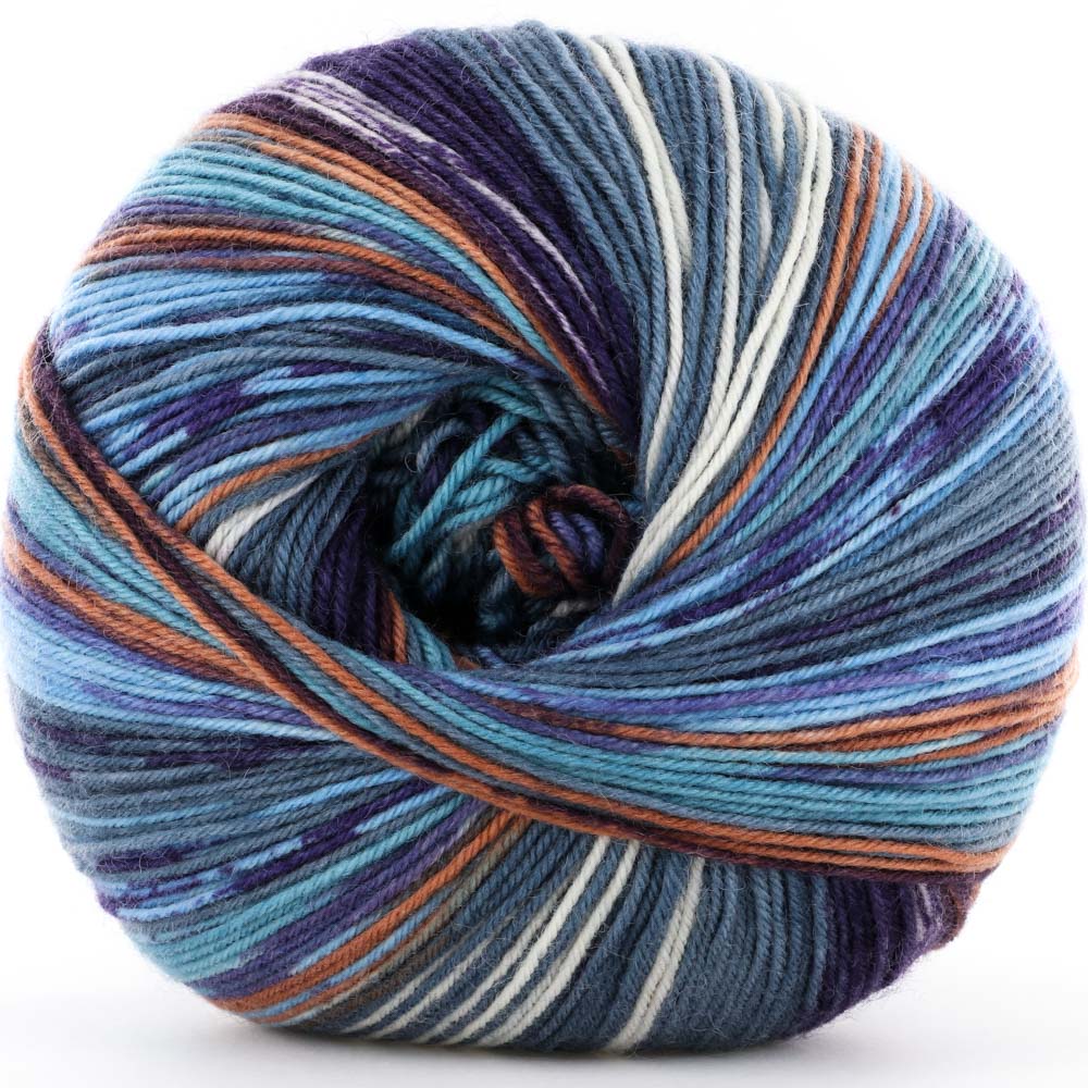 OnLine Supersocke 366 Merino Extrafine Color Yarn - Merino Wool 4 Ply