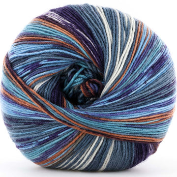 OnLine Supersocke 366 Merino Extrafine Color Yarn - Merino Wool 4 Ply