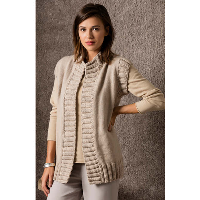 String Beacon Hill Vest Waistcoat Knitting Pattern