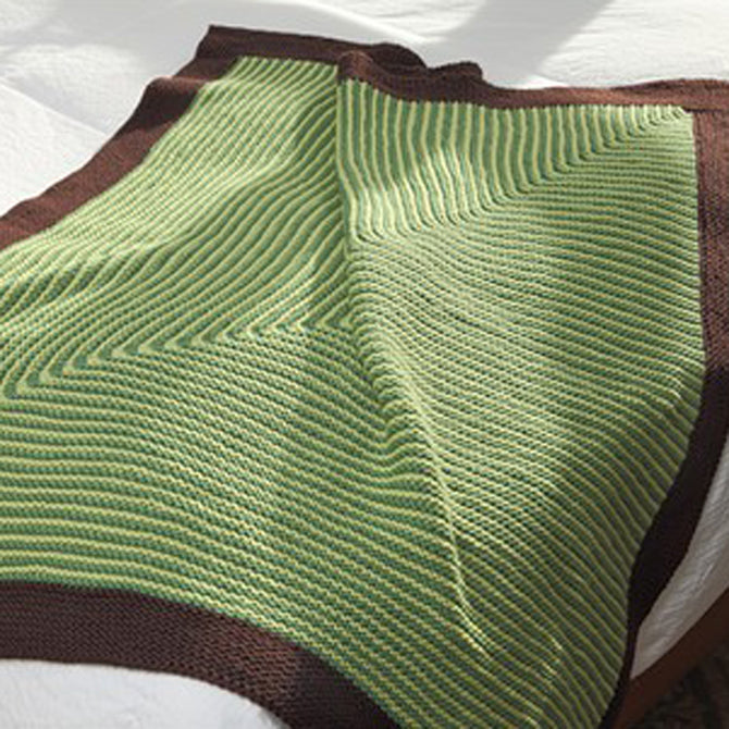 Valley Yarns Seedling Baby Blanket Knitting Pattern