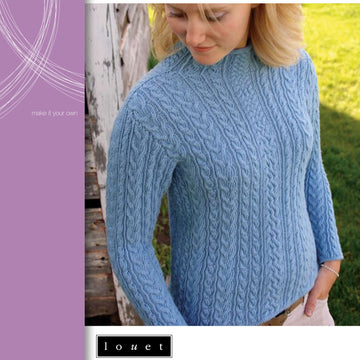 Louet Shauna Jumper Knitting Pattern
