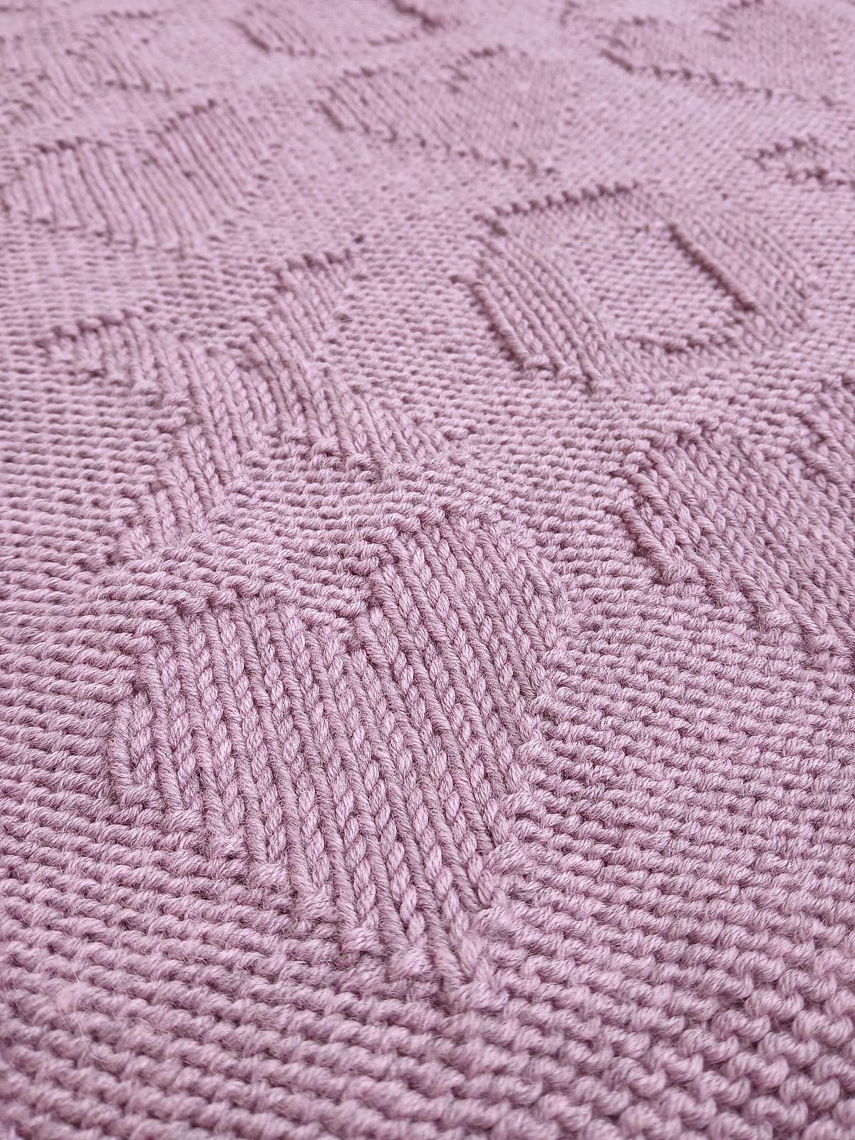 Hearts and hugs blanket