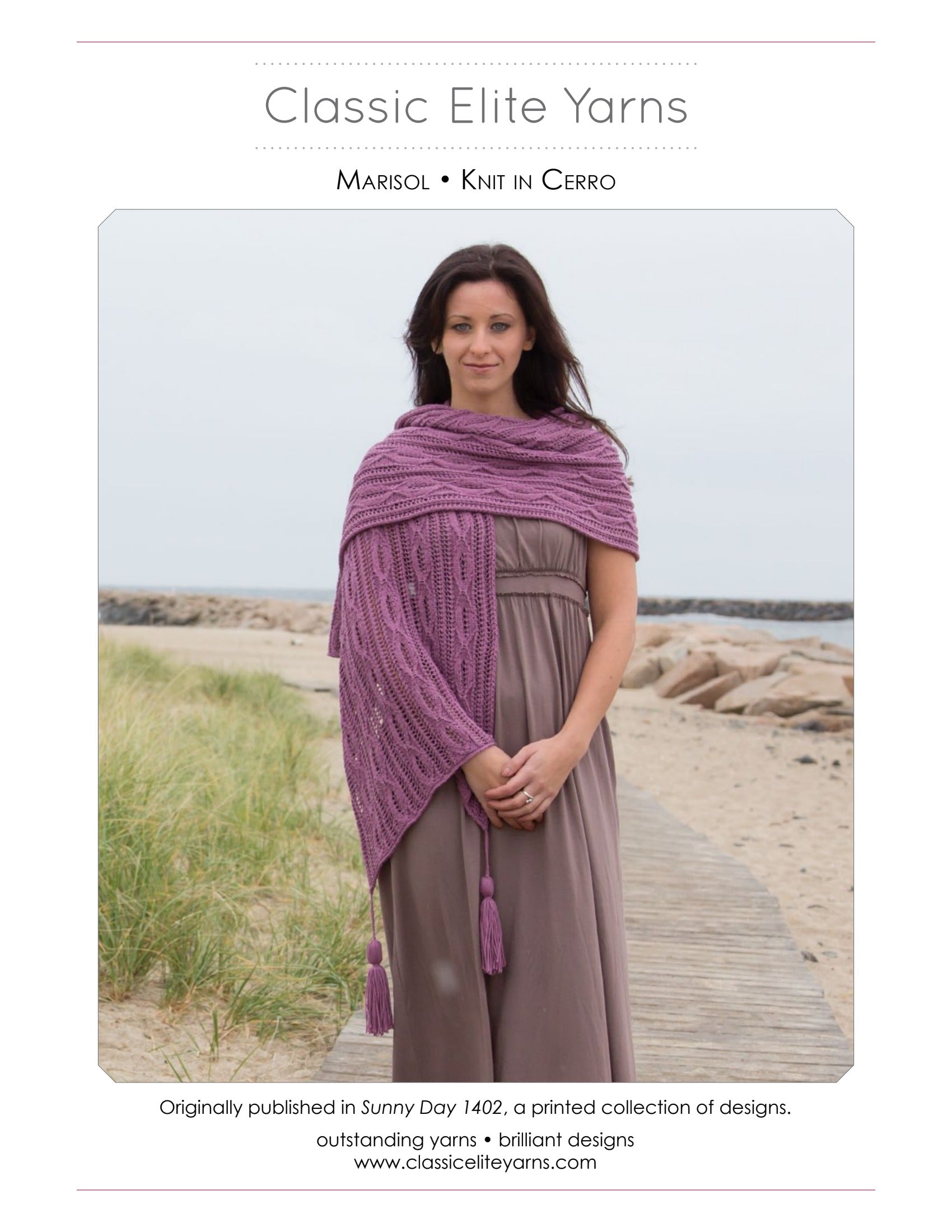 Classic Elite Yarns Marisol Wrap Knitting Pattern