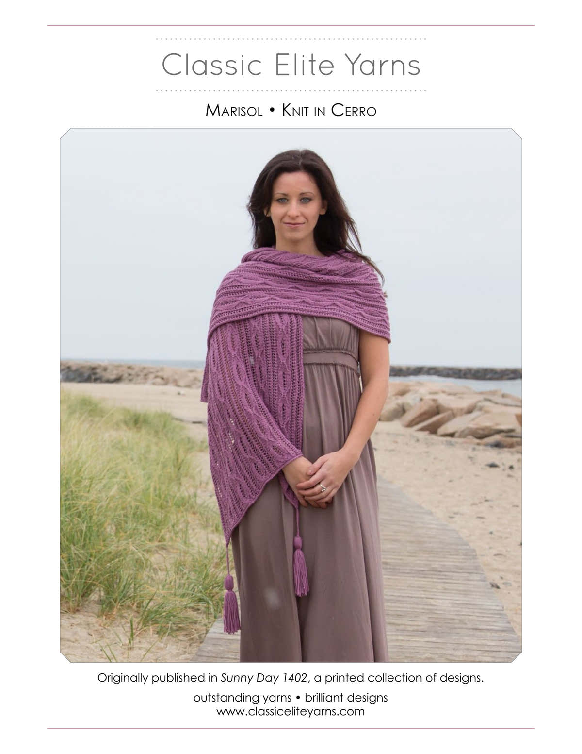 Classic Elite Yarns Marisol Wrap Knitting Pattern