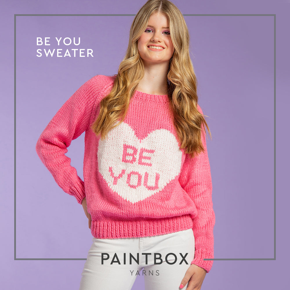 Paintbox Yarns Be You Sweater Knitting Pattern
