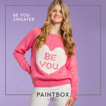 Paintbox Yarns Be You Sweater Knitting Pattern