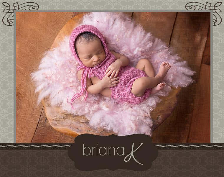 Sweet Romper Onesie & Bonnet