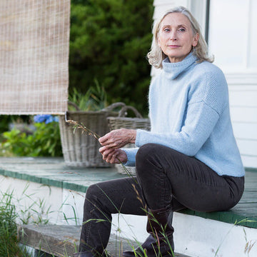 Churchmouse Studio Better-Than-Basic Pullover in Rowan Kid Classic/Berroco Ultra Alpaca