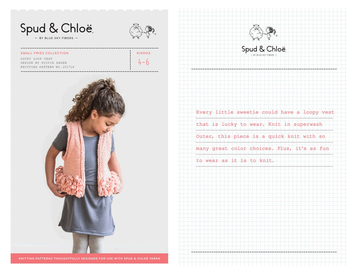 Lucky Loop Vest Knitting Pattern