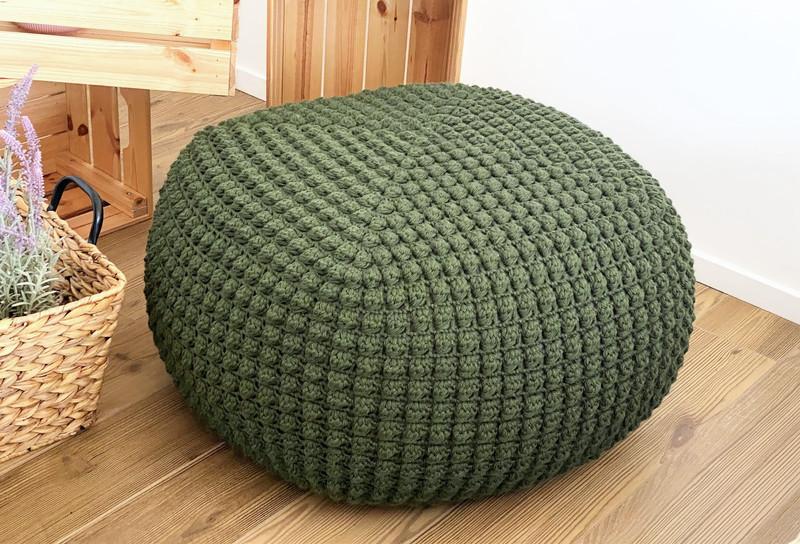 Square Bobbles Pouf