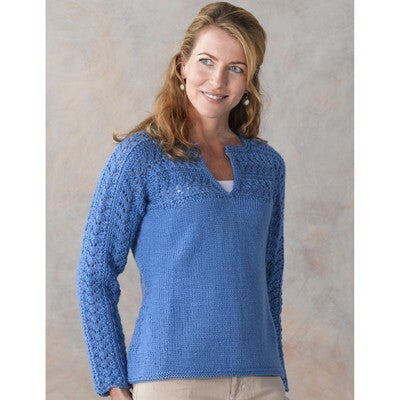 Valley Yarns Thetis Pullover Knitting Pattern