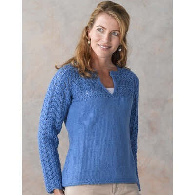 Valley Yarns Thetis Pullover Knitting Pattern