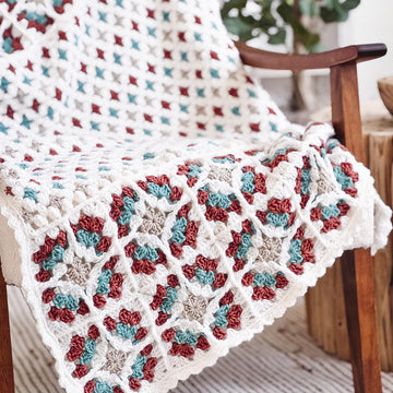 Windowpane Granny Stitch Blanket