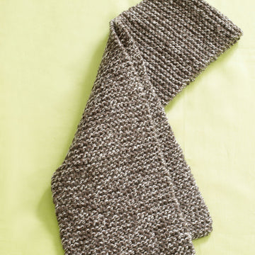Rustic Tweed Scarf Knitting Pattern