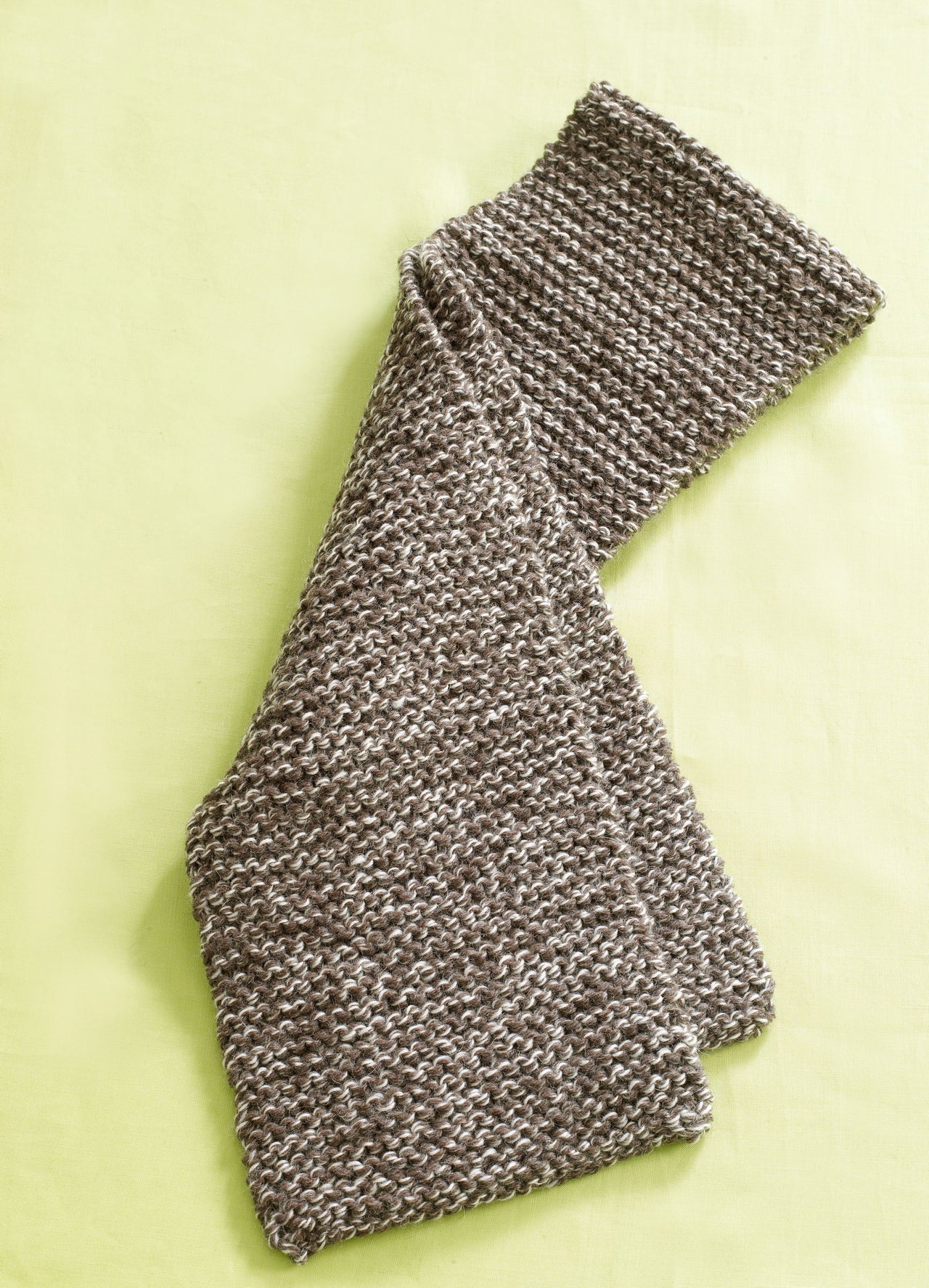 Rustic Tweed Scarf Knitting Pattern
