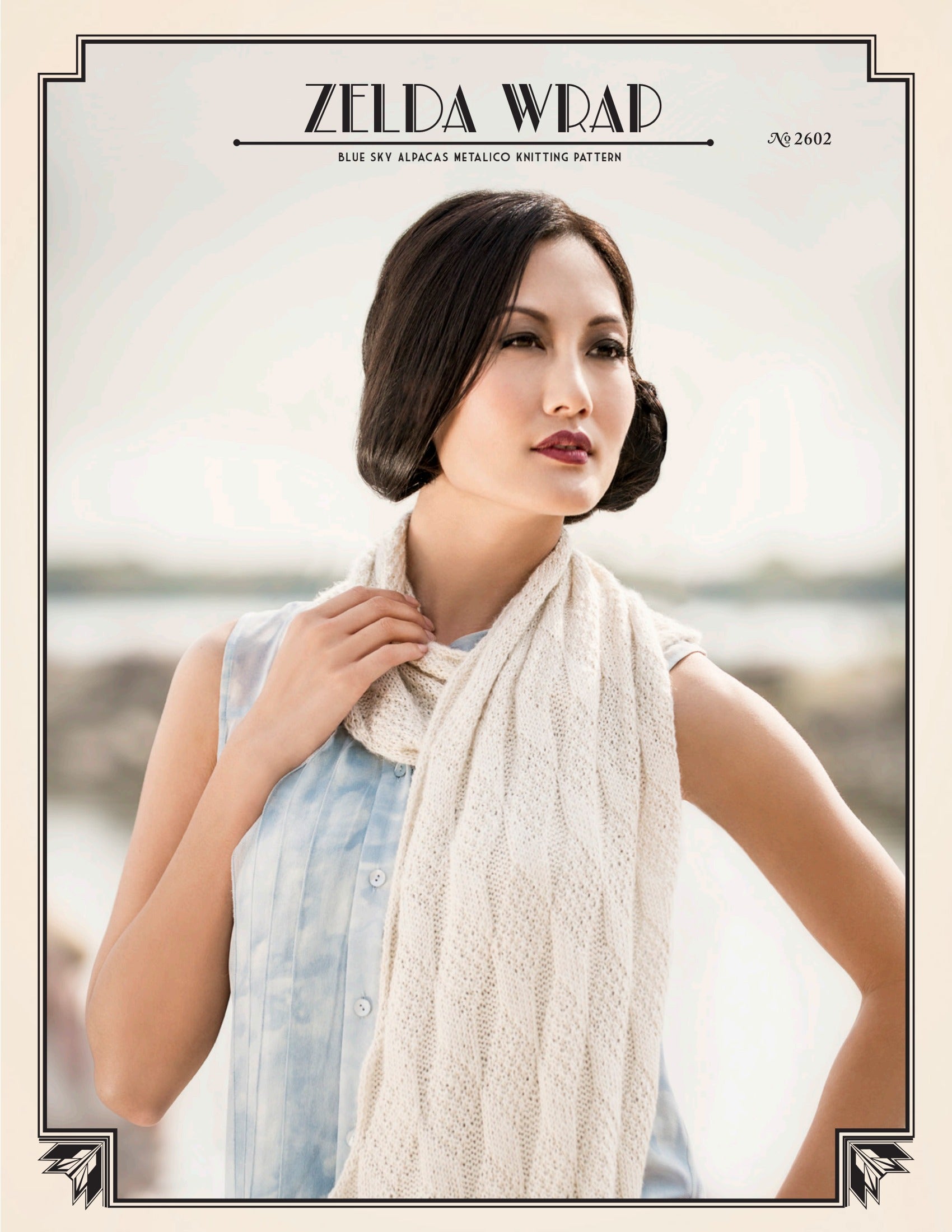 Blue Sky Fibers Zelda Wrap Knitting Pattern