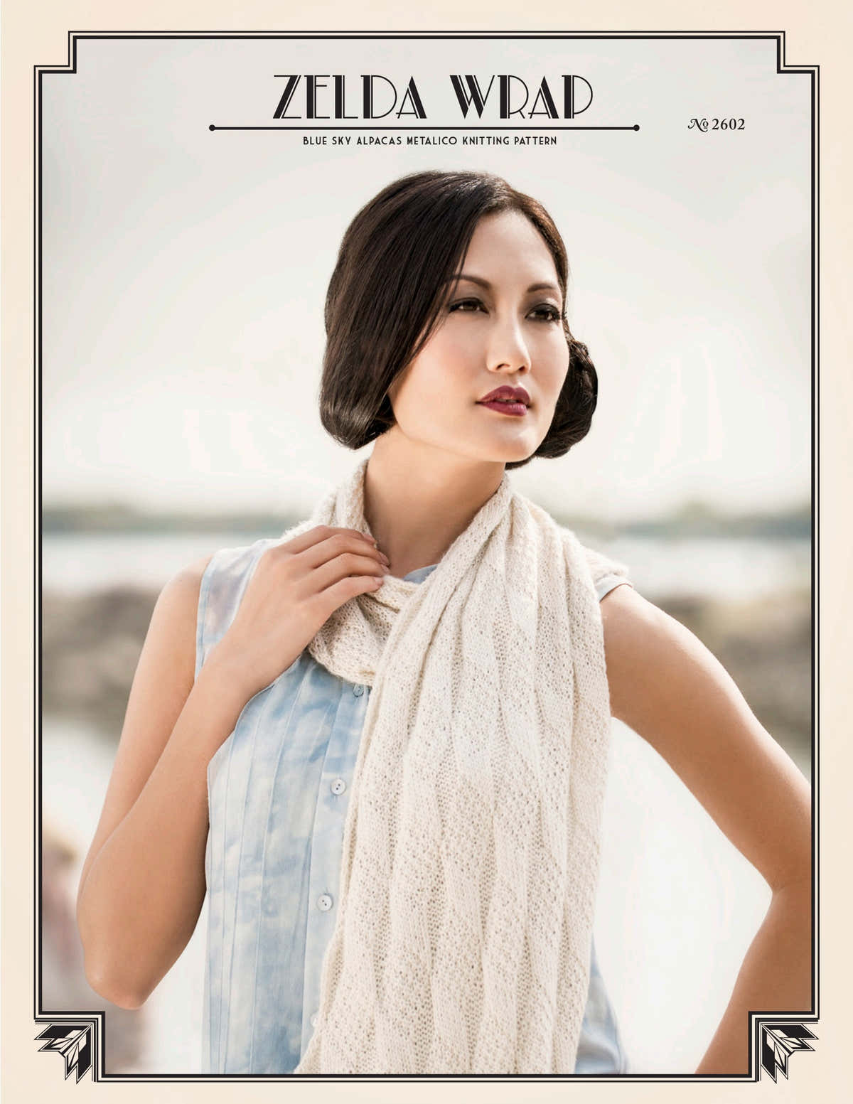 Blue Sky Fibers Zelda Wrap Knitting Pattern