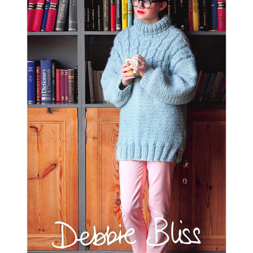 Debbie Bliss Cable Yoke Sweater Knitting Pattern