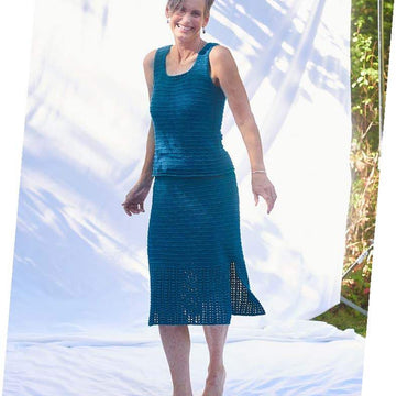Glimmerglass Top & Skirt Knitting Pattern