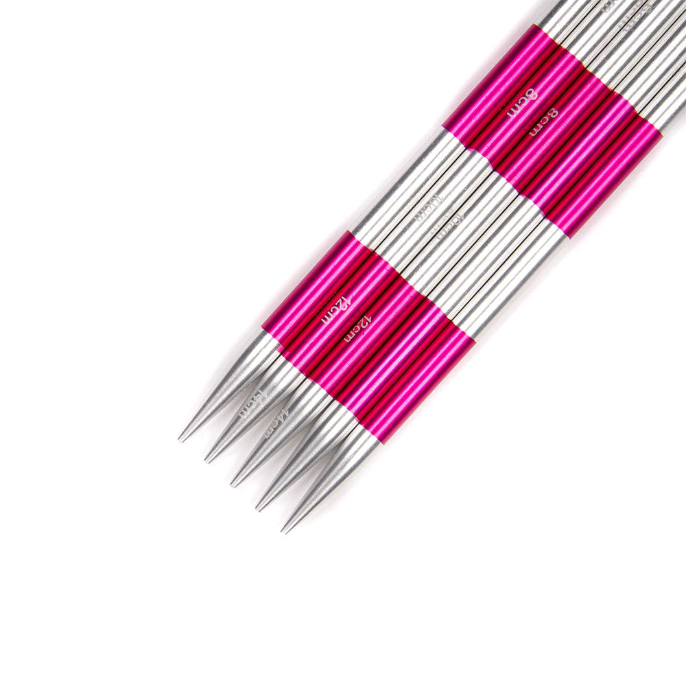 KnitPro Smartstix Pink Double Point Needles 5.5" (Set of 5)