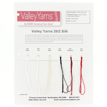 Valley Yarns 20/2 Silk Yarn - Silk