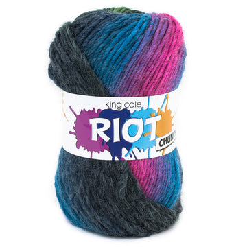 King Cole Riot Chunky Yarn - Acrylic Chunky