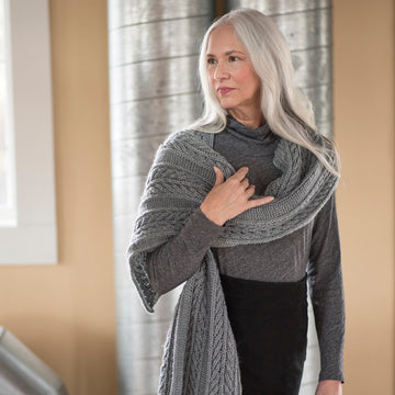 Berroco Breachway Scarf Wrap Knitting Pattern