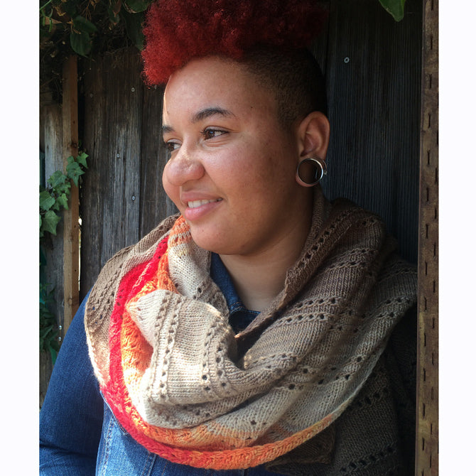 Freia Fine Handpaints Devil's Slide Shawl Kit