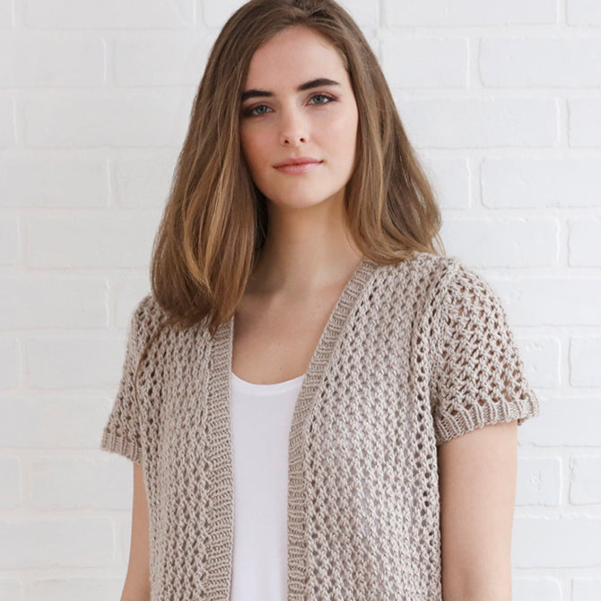 String Broome Cardigan Knitting Pattern